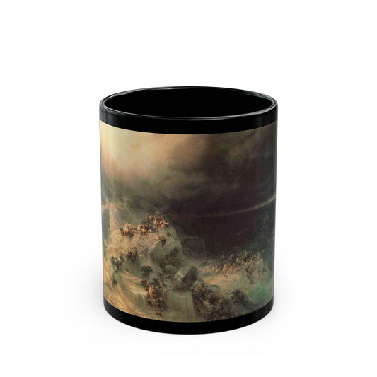 Ivan Constantinovich Aivazovsky (1817-1900) The Flood - Black Coffee Mug-11oz-Go Mug Yourself