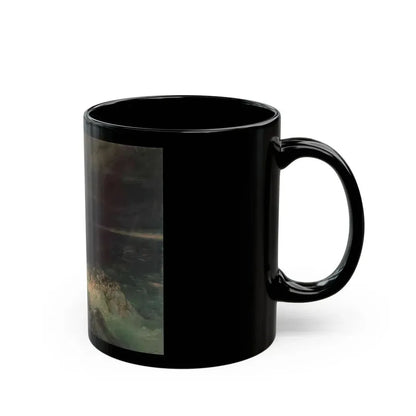 Ivan Constantinovich Aivazovsky (1817-1900)  The Flood - Black Coffee Mug - Go Mug Yourself
