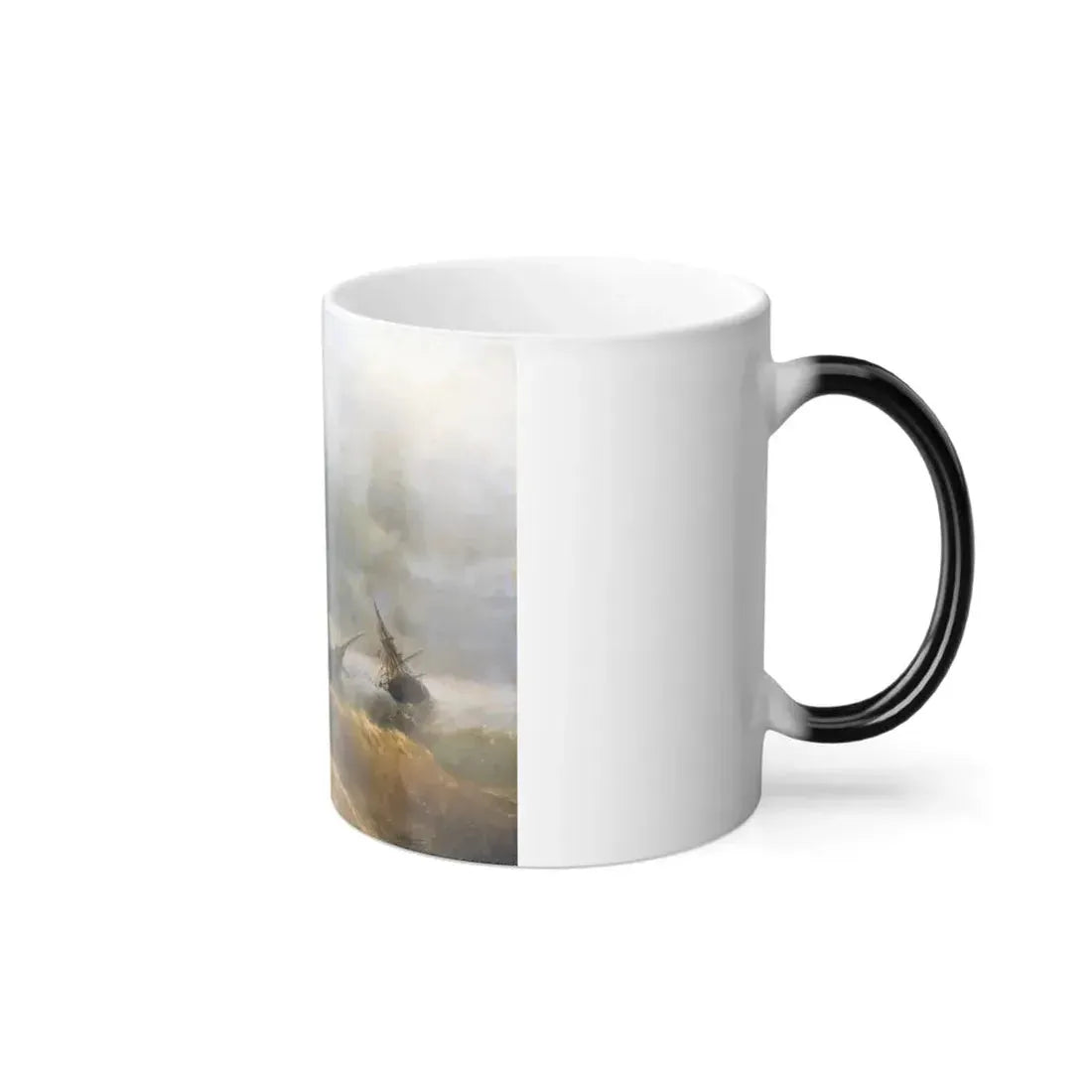 Ivan Constantinovich Aivazovsky (1817-1900)  The Shipwreck - Color Changing Mug 11oz - Go Mug Yourself