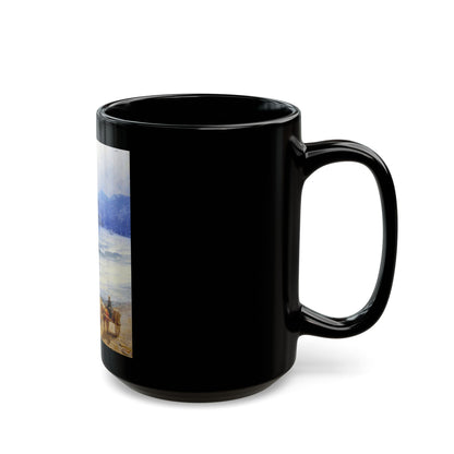 Ivan Constantinovich Aivazovsky (1817-1900) The Tide - Black Coffee Mug-Go Mug Yourself