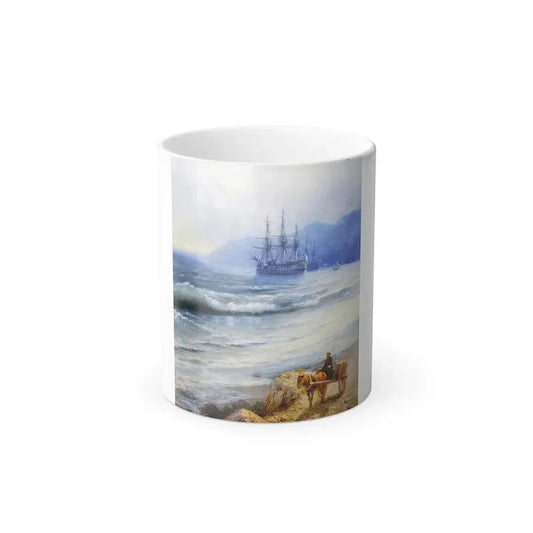 Ivan Constantinovich Aivazovsky (1817-1900) The Tide - Color Changing Mug 11oz 11oz - Go Mug Yourself