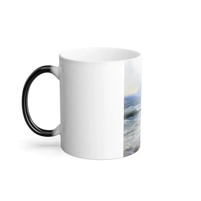 Ivan Constantinovich Aivazovsky (1817-1900) The Tide - Color Changing Mug 11oz - Go Mug Yourself
