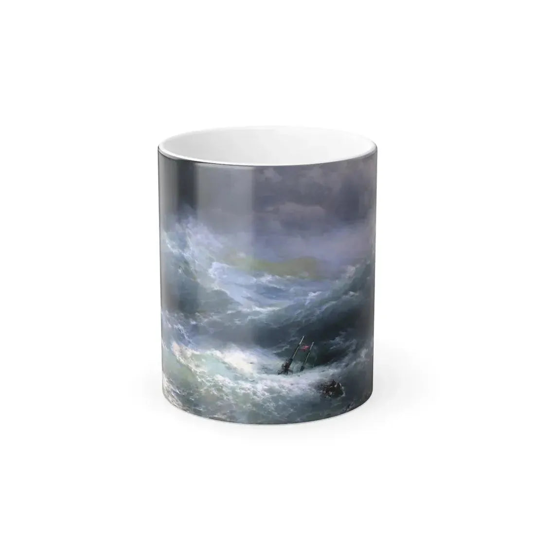 Ivan Constantinovich Aivazovsky (1817-1900) The Wave - Color Changing Mug 11oz 11oz - Go Mug Yourself