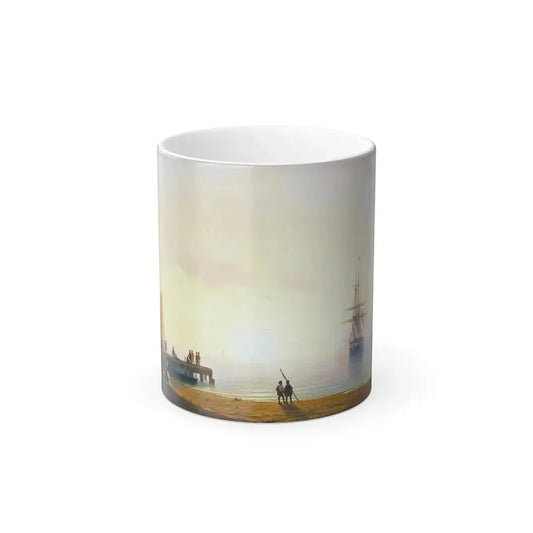 Ivan Constantinovich Aivazovsky (1817-1900)  Turkish Coastal Scene - Color Changing Mug 11oz 11oz - Go Mug Yourself