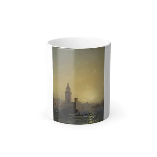 Ivan Constantinovich Aivazovsky (1817-1900) View of Leandrovsk Tower in Constantinople 1848 - Color Changing Mug 11oz 11oz - Go Mug Yourself