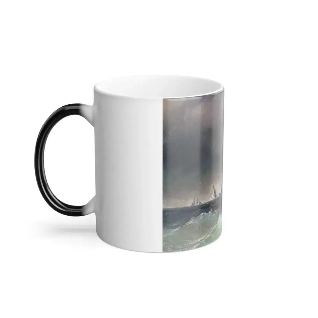 Ivan Constantinovich Aivazovsky (1817-1900) View of Odessa from the Sea - Color Changing Mug 11oz - Go Mug Yourself