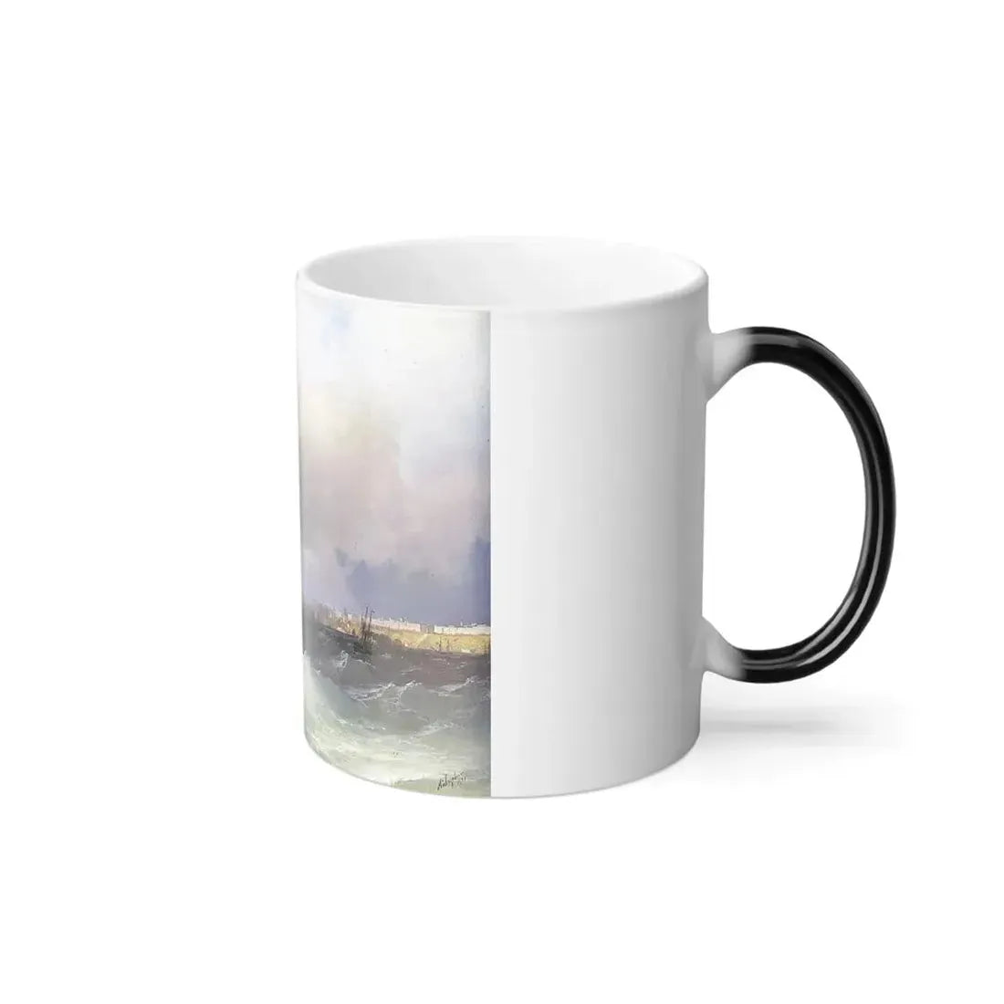 Ivan Constantinovich Aivazovsky (1817-1900) View of Odessa from the Sea - Color Changing Mug 11oz - Go Mug Yourself