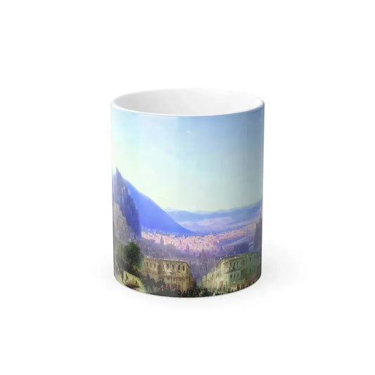 Ivan Constantinovich Aivazovsky (1817-1900) View of Tiflis from Sade Abaza - Color Changing Mug 11oz 11oz - Go Mug Yourself
