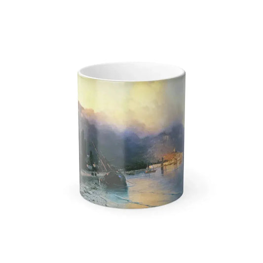 Ivan Constantinovich Aivazovsky (1817-1900) View of Yalta (detail) - 1867 - Color Changing Mug 11oz 11oz - Go Mug Yourself