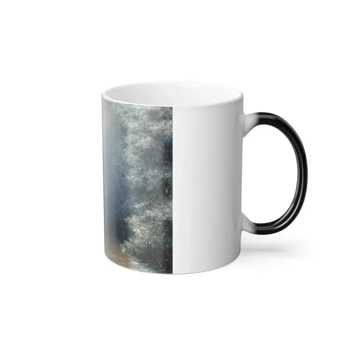Ivan Constantinovich Aivazovsky (1817-1900) Winter Landscape - 1881 - Color Changing Mug 11oz - Go Mug Yourself