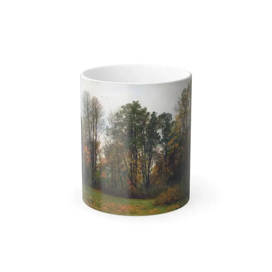 Ivan Ivanovich Shishkin (1832-1898) Autumn - Oil on Canvas 1892 - Color Changing Mug 11oz 11oz - Go Mug Yourself