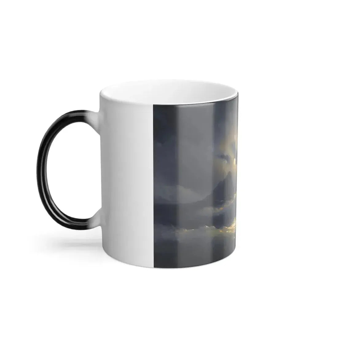 Ivan Konstantinovich Aivazovsky (1817-1900) GIBRALTAR BY NIGHT - oil on canvas 1844 - Color Changing Mug 11oz - Go Mug Yourself