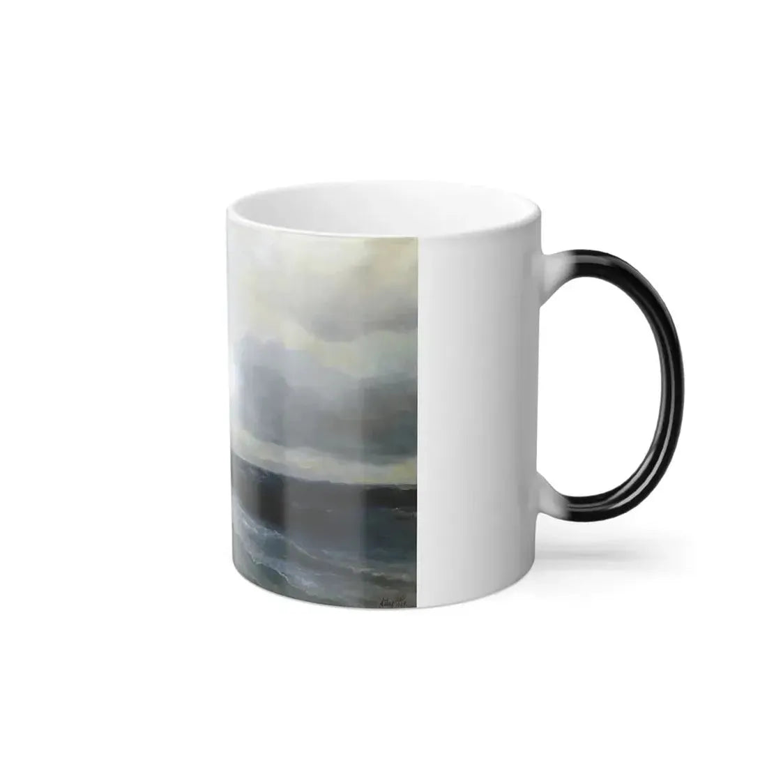 Ivan Konstantinovich Aivazovsky (1817-1900) Ship at Sea - Oil on Canvas 1887 - Color Changing Mug 11oz - Go Mug Yourself