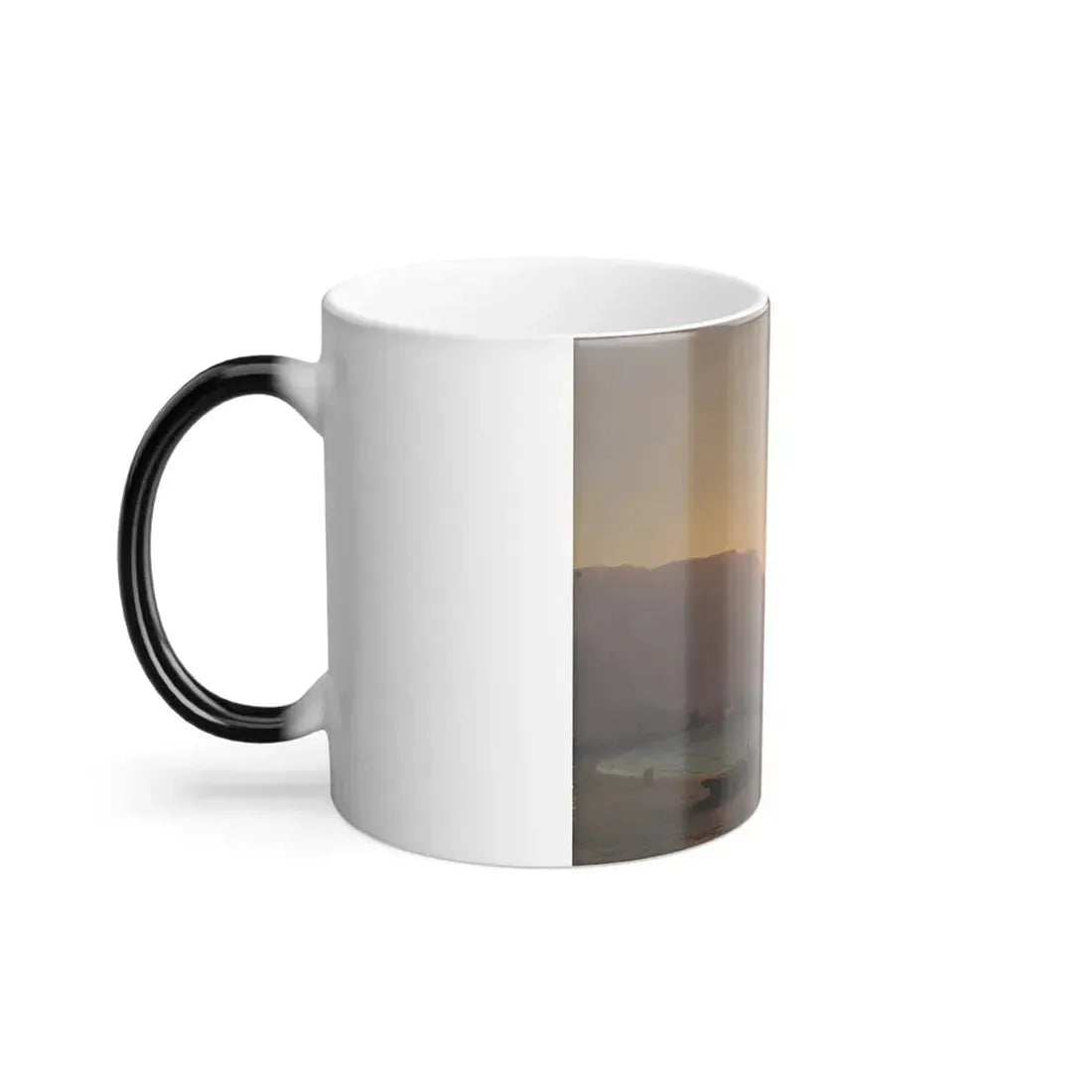 Ivan Konstantinovich Aivazovsky(1817-1900) SUNSET, CRIMEA - oil on panel 1865 - Color Changing Mug 11oz - Go Mug Yourself