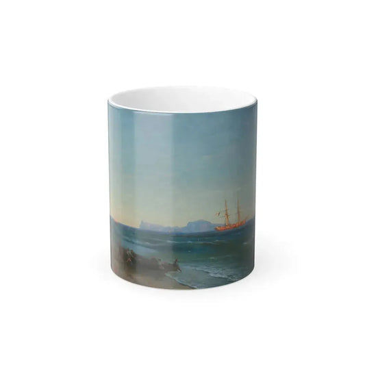 Ivan Konstantinovich Aivazovsky (1817-1900) View of Capri - 1878 - Color Changing Mug 11oz 11oz - Go Mug Yourself