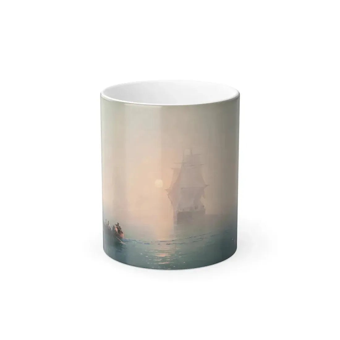 Ivan Konstantinovich Aivazovsky (1817-1900) Warship - Color Changing Mug 11oz 11oz - Go Mug Yourself