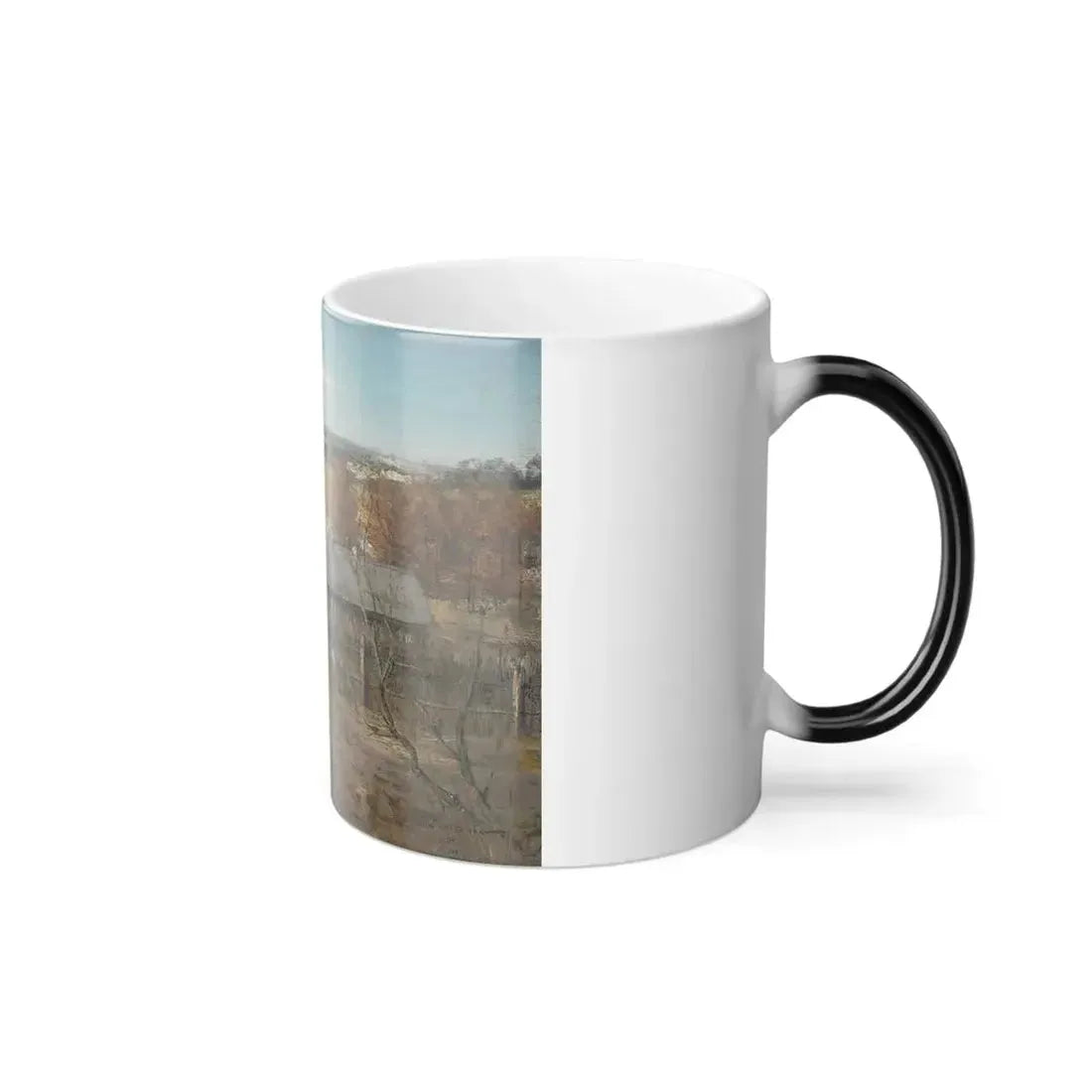 Ivan Pokhitonov (1850-1923) In the Kitchen Garden spreading manure, Zhabovshizna Minsk province April 19-0 - Color Changing Mug 11oz - Go Mug Yourself