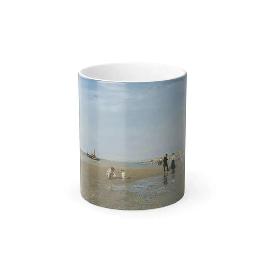 Ivan Pokhitonov (1850-1923) On the Beach - Color Changing Mug 11oz 11oz - Go Mug Yourself