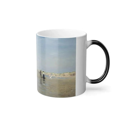 Ivan Pokhitonov (1850-1923) On the Beach - Color Changing Mug 11oz - Go Mug Yourself