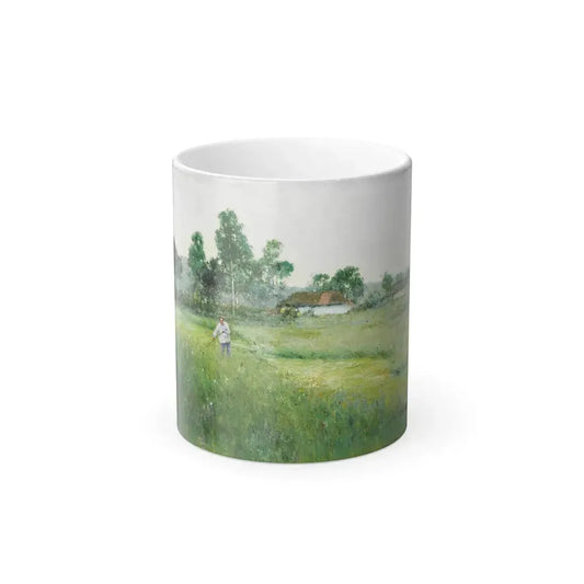 Ivan Pokhitonov (1850-1923) Toiling in the Field - Color Changing Mug 11oz 11oz - Go Mug Yourself
