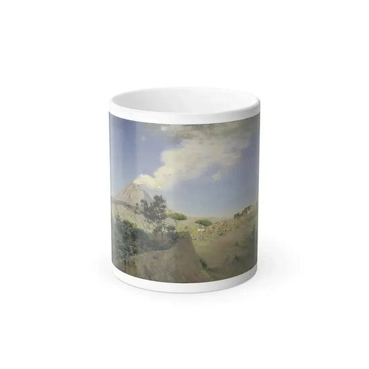 Ivan Pokhitonov (1850-1923) Vesuvius - 1892 - Color Changing Mug 11oz 11oz - Go Mug Yourself