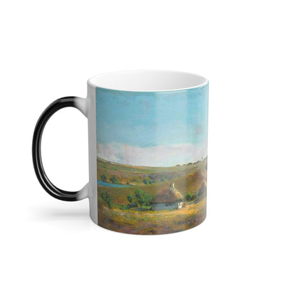 Ivan Pokhitonov (1850-1923)The Side Entrance of the Village Property, Matrionovka - Color Changing Mug 11oz-Go Mug Yourself