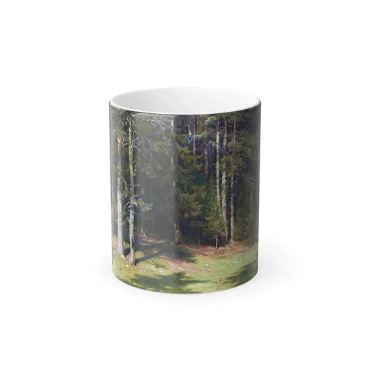Ivan Shishkin (1831-1898) The clearing - Oil on canvas 1878 - Color Changing Mug 11oz 11oz - Go Mug Yourself