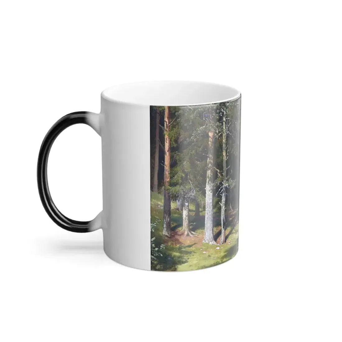 Ivan Shishkin (1831-1898) The clearing - Oil on canvas 1878 - Color Changing Mug 11oz - Go Mug Yourself