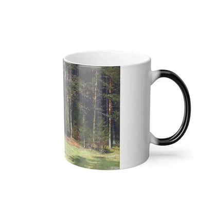Ivan Shishkin (1831-1898) The clearing - Oil on canvas 1878 - Color Changing Mug 11oz - Go Mug Yourself
