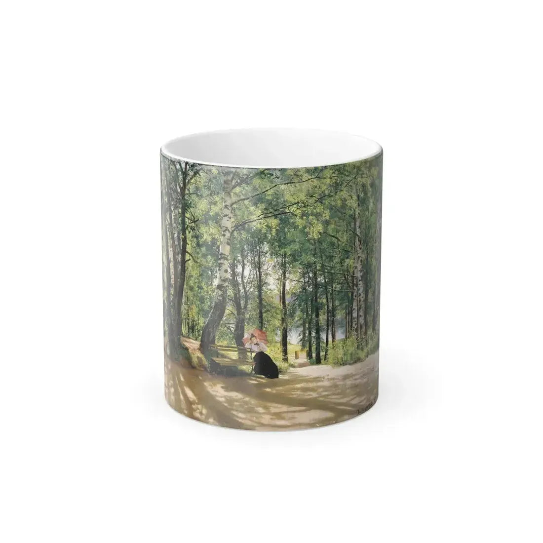 Ivan Shishkin (1832-1898) At the Dacha - 1894 - Color Changing Mug 11oz 11oz - Go Mug Yourself