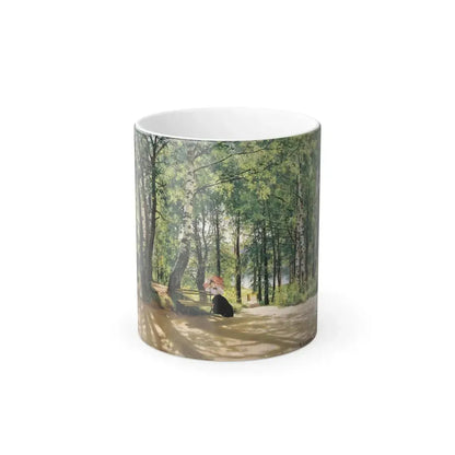 Ivan Shishkin (1832-1898) At the Dacha - 1894 - Color Changing Mug 11oz 11oz - Go Mug Yourself