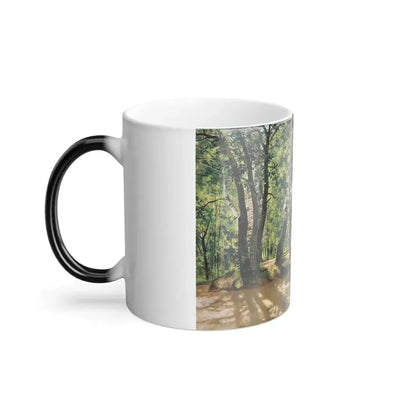 Ivan Shishkin (1832-1898) At the Dacha - 1894 - Color Changing Mug 11oz - Go Mug Yourself
