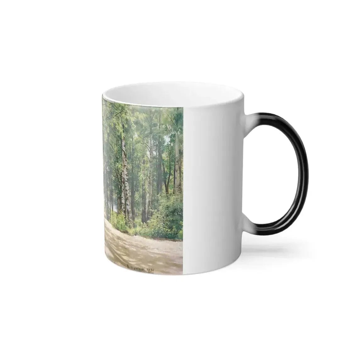 Ivan Shishkin (1832-1898) At the Dacha - 1894 - Color Changing Mug 11oz - Go Mug Yourself