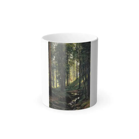 Ivan Shishkin (1832-1898) Brook in a Forest - 1880 - Color Changing Mug 11oz 11oz - Go Mug Yourself