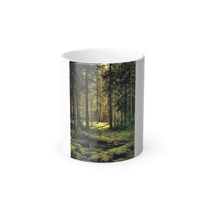 Ivan Shishkin (1832-1898) Coniferous Forest Sunny Day - Color Changing Mug 11oz 11oz - Go Mug Yourself