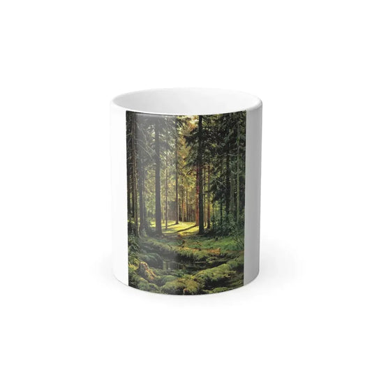Ivan Shishkin (1832-1898) Coniferous Forest Sunny Day - Color Changing Mug 11oz 11oz - Go Mug Yourself
