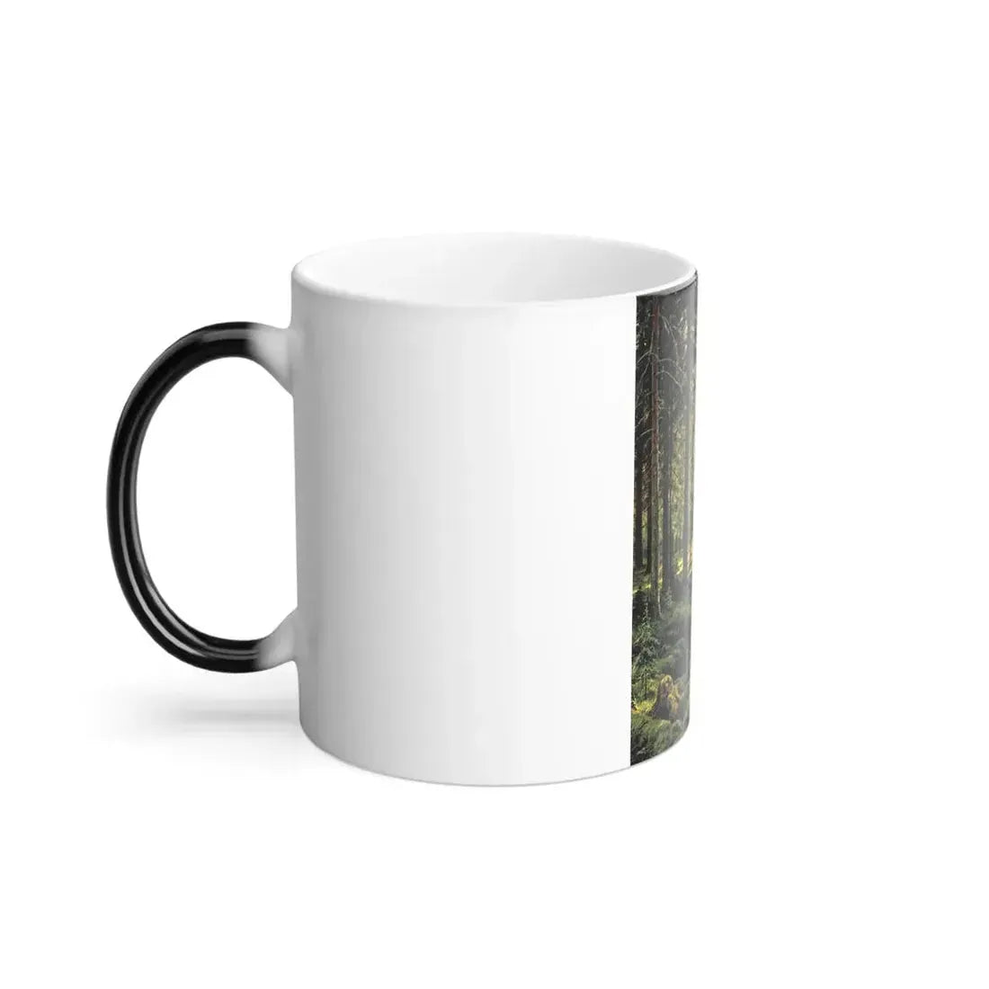 Ivan Shishkin (1832-1898) Coniferous Forest Sunny Day - Color Changing Mug 11oz - Go Mug Yourself