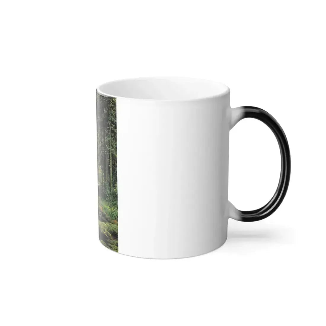 Ivan Shishkin (1832-1898) Coniferous Forest Sunny Day - Color Changing Mug 11oz - Go Mug Yourself