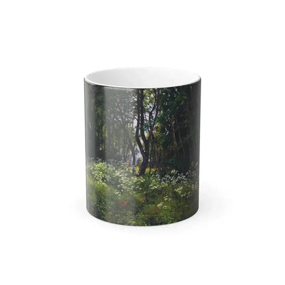 Ivan Shishkin (1832-1898) Flowers on the Forest Edge - 1893 - Color Changing Mug 11oz 11oz - Go Mug Yourself
