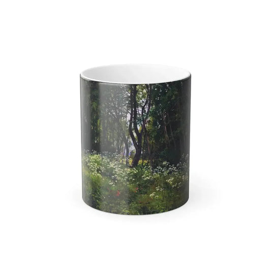 Ivan Shishkin (1832-1898) Flowers on the Forest Edge - 1893 - Color Changing Mug 11oz 11oz - Go Mug Yourself