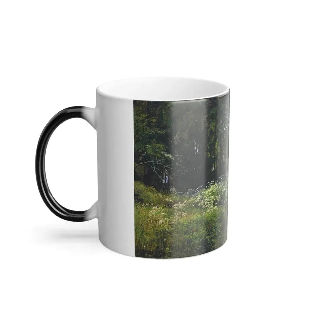 Ivan Shishkin (1832-1898) Flowers on the Forest Edge - 1893 - Color Changing Mug 11oz - Go Mug Yourself