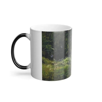 Ivan Shishkin (1832-1898) Flowers on the Forest Edge - 1893 - Color Changing Mug 11oz - Go Mug Yourself