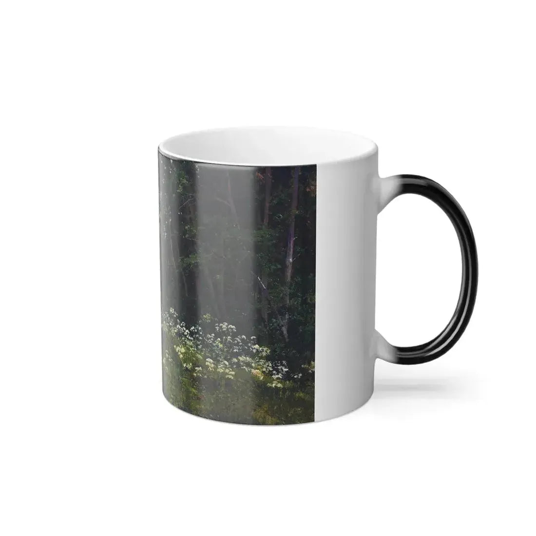 Ivan Shishkin (1832-1898) Flowers on the Forest Edge - 1893 - Color Changing Mug 11oz - Go Mug Yourself