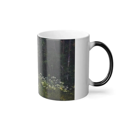 Ivan Shishkin (1832-1898) Flowers on the Forest Edge - 1893 - Color Changing Mug 11oz - Go Mug Yourself