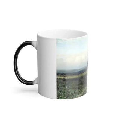 Ivan Shishkin (1832-1898) In the Open Valley - 1883 - Color Changing Mug 11oz - Go Mug Yourself