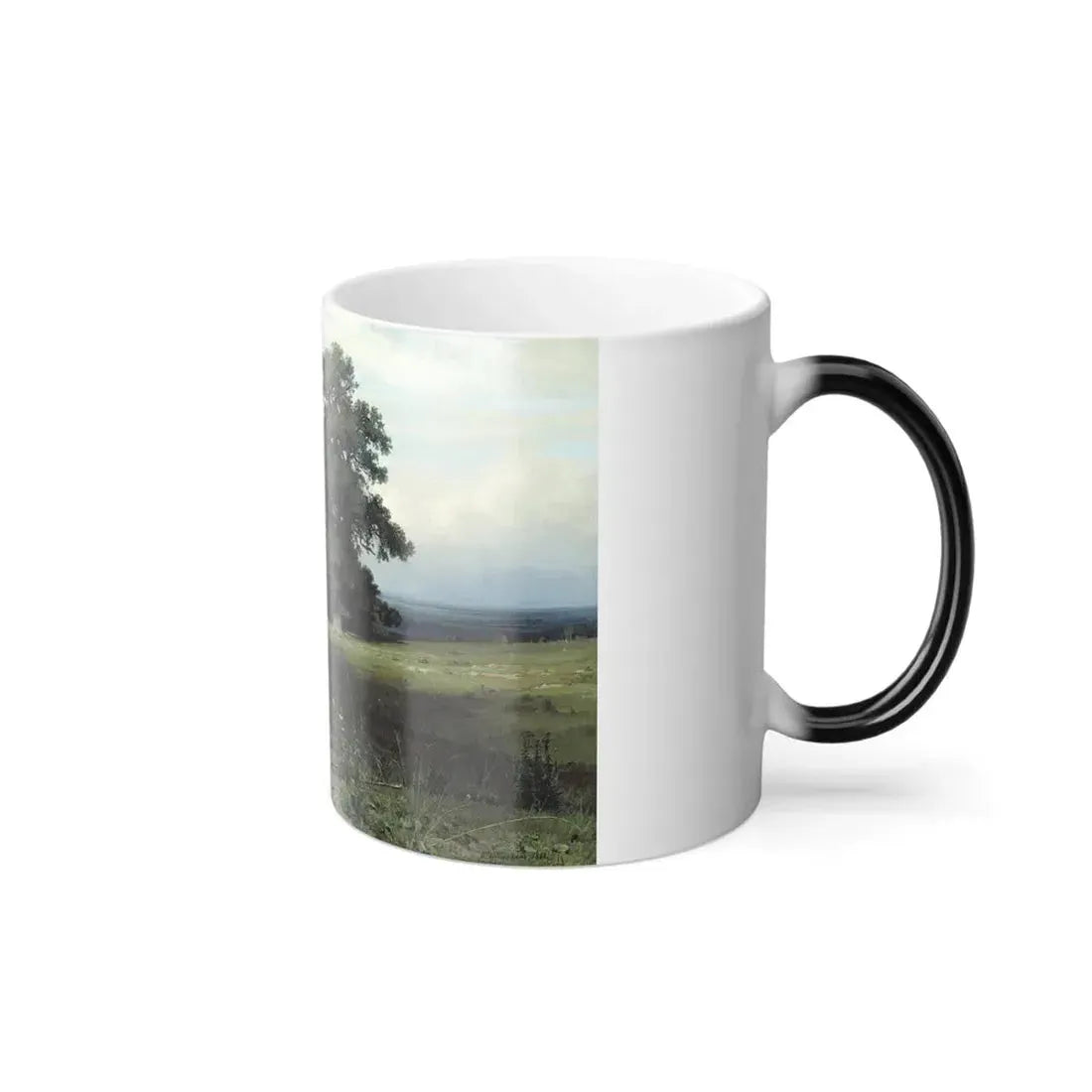 Ivan Shishkin (1832-1898) In the Open Valley - 1883 - Color Changing Mug 11oz - Go Mug Yourself