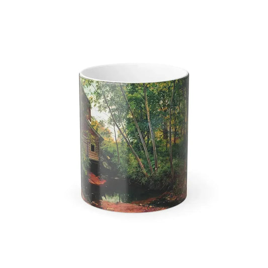Ivan Shishkin (1832-1898) Mill in the Fortest,  Preobrazhenskoye - 1897 - Color Changing Mug 11oz 11oz - Go Mug Yourself