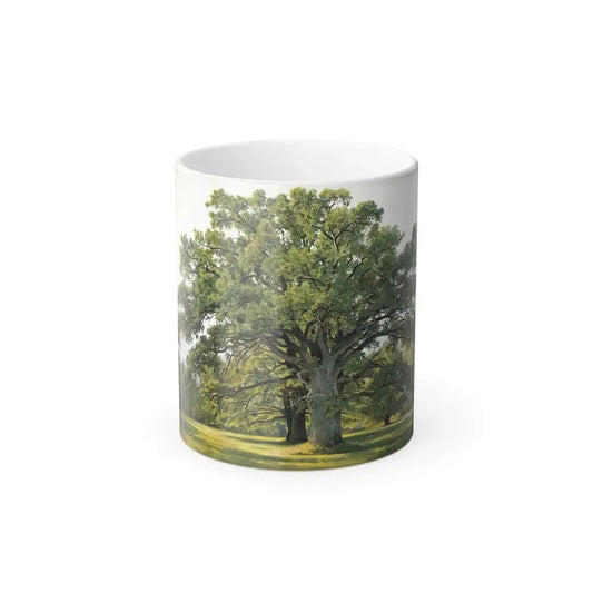 Ivan Shishkin (1832-1898) Oaks in Old Peterhof - 1891 - Color Changing Mug 11oz 11oz - Go Mug Yourself