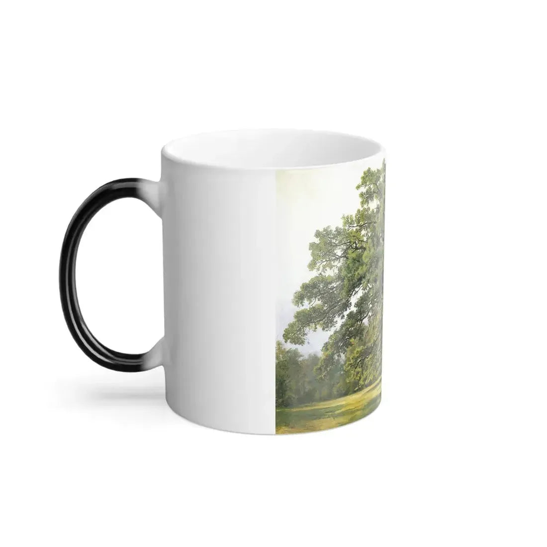 Ivan Shishkin (1832-1898) Oaks in Old Peterhof - 1891 - Color Changing Mug 11oz - Go Mug Yourself