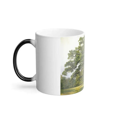 Ivan Shishkin (1832-1898) Oaks in Old Peterhof - 1891 - Color Changing Mug 11oz - Go Mug Yourself